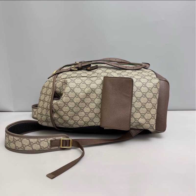 實用帥氣😎Gucci古馳ophidia老花男士雙肩包後背包書包-6