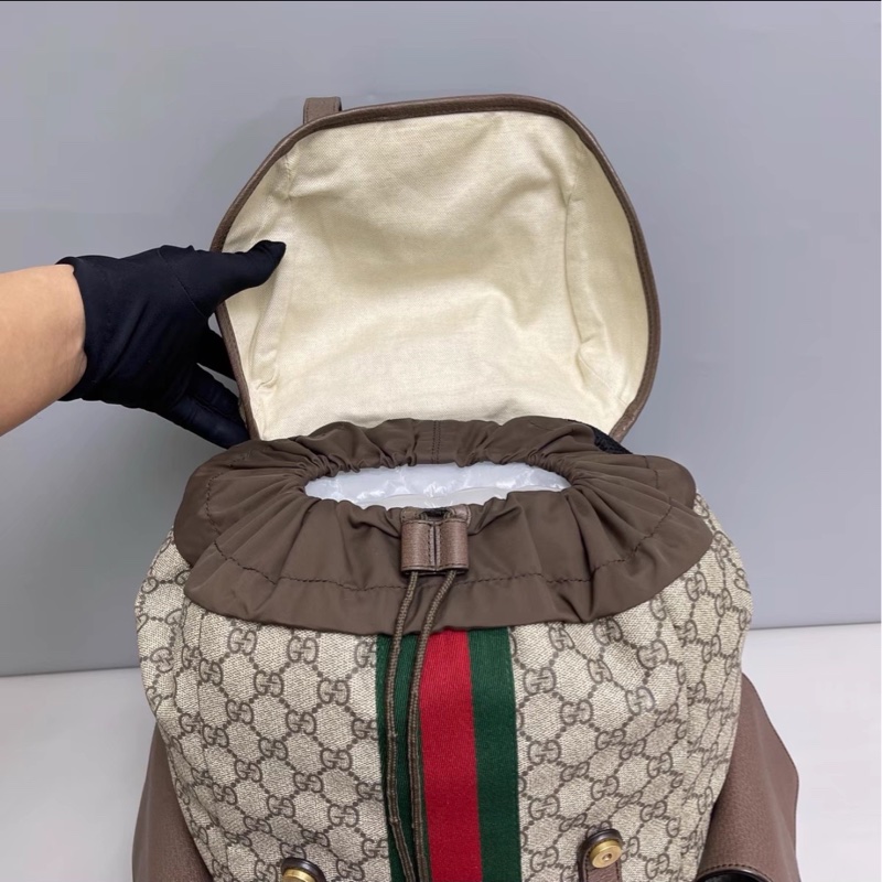 實用帥氣😎Gucci古馳ophidia老花男士雙肩包後背包書包-10