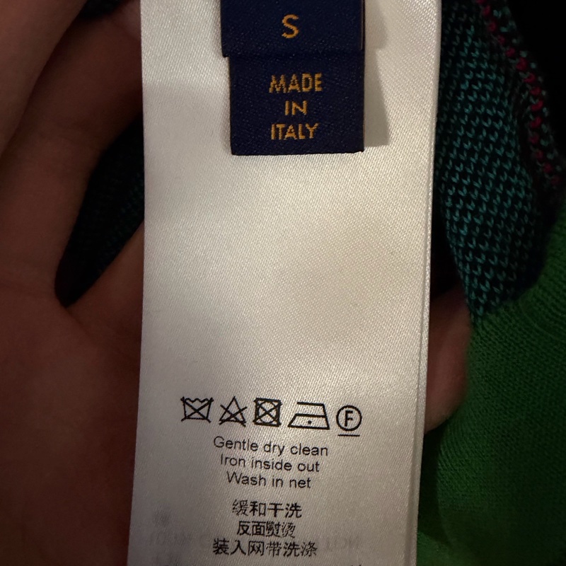 全新lv路易威登 拼色logo毛衣 S碼-2
