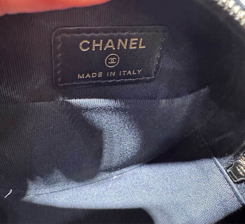 【99新 ✨ 全網最低價！】Chanel 水鑽CC荔枝皮 小圓餅包 斜挎包（下單前先詢問庫存❗️）-7