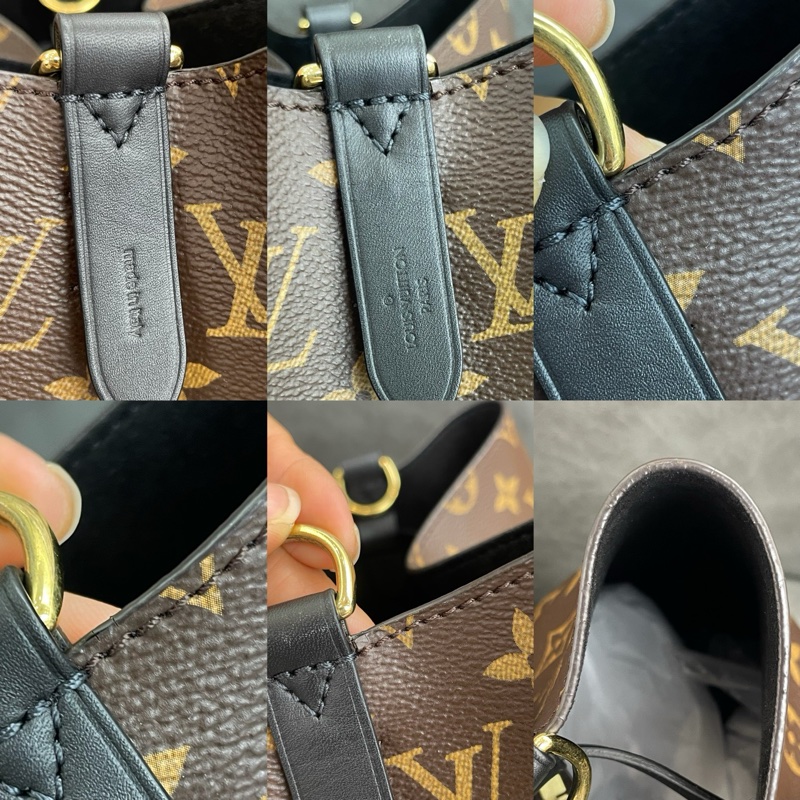 97新 LV老花NÉONOÉ系列黑色水桶包黑桶單肩包斜挎包20編碼 百搭實用-6