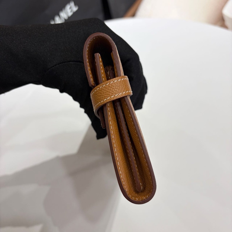 🌈Hermes🧡Kelly wallet長銀包🧡金棕銀扣🧡99新🌈Epsom皮🌟stamp X🌟-6