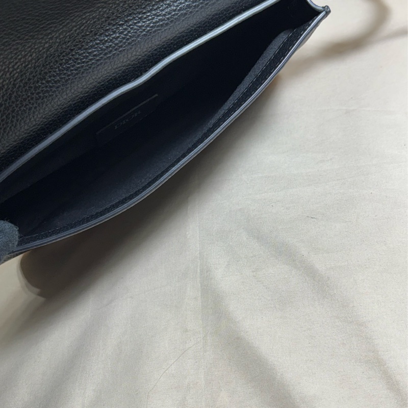 🔥超級好看 質感百搭 Dior 迪奧 saddle素面黑馬鞍 肩背/斜背包-8