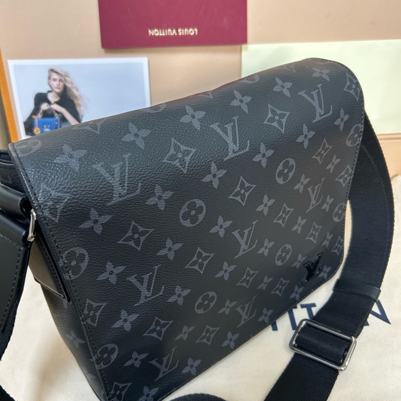 全新❤️ Louis Vuitton路易威登小號布魯克林公文包，經典黑花老花，容量大-2