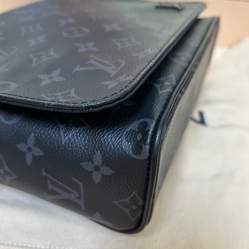 全新❤️ Louis Vuitton路易威登小號布魯克林公文包，經典黑花老花，容量大-7