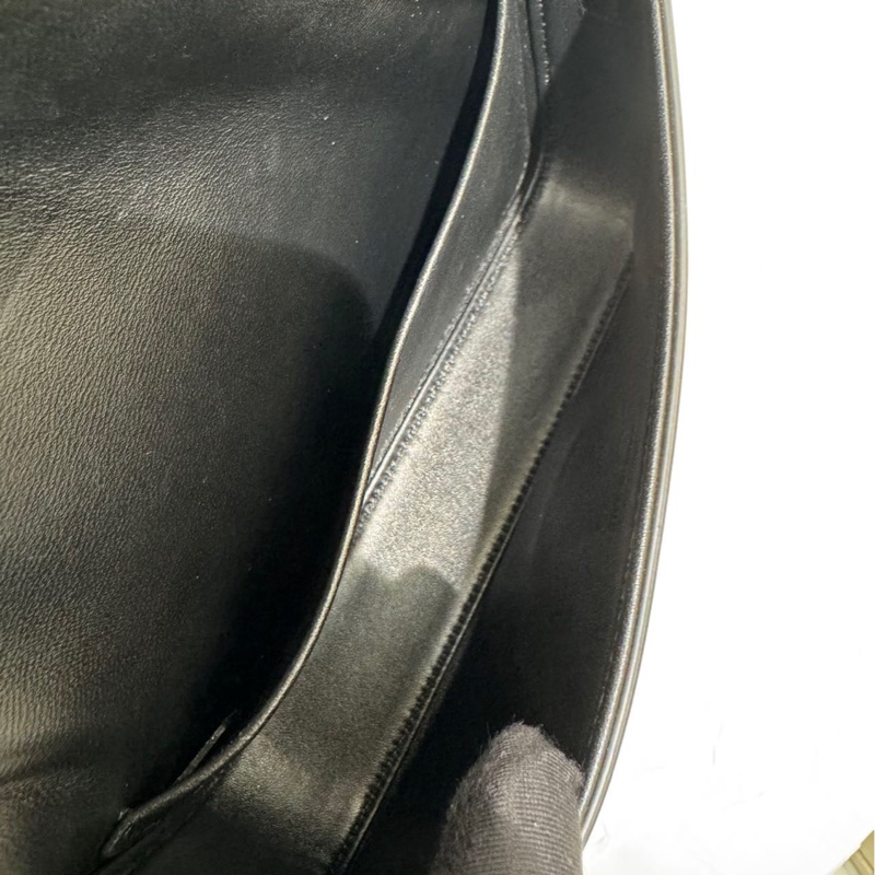 98新❤️赛琳Celine凯旋门全皮腋下包黑色-5