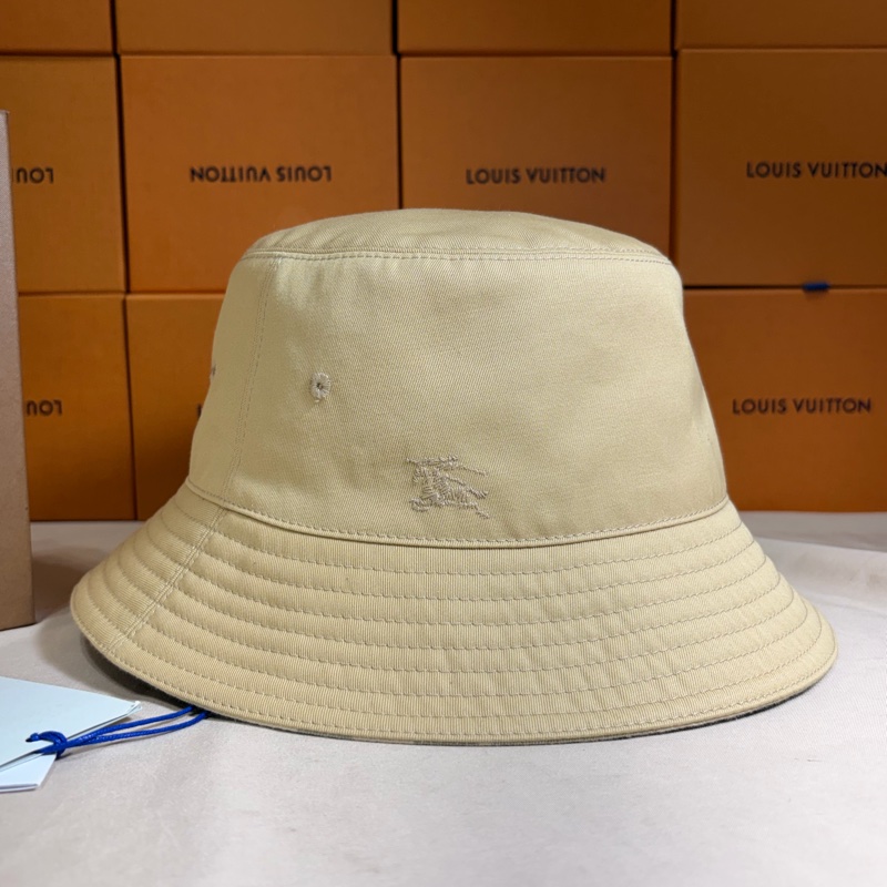 🎁全新盒裝 2024新款 Burberry 巴寶莉 奶茶x格紋 雙面用漁夫帽 （原價16500）-4