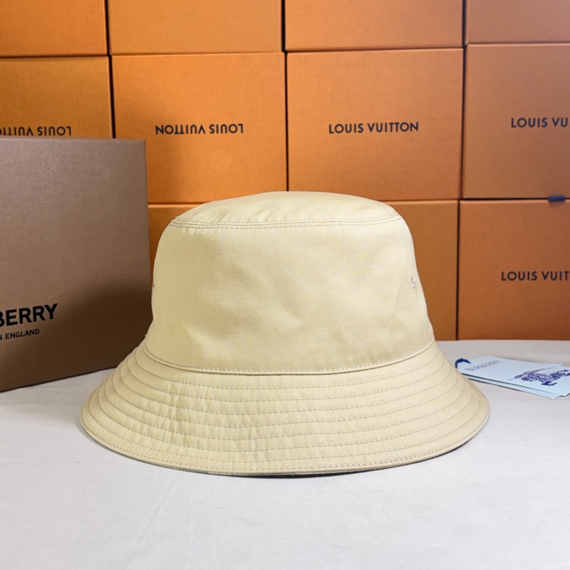 🎁全新盒裝 2024新款 Burberry 巴寶莉 奶茶x格紋 雙面用漁夫帽 （原價16500）-5