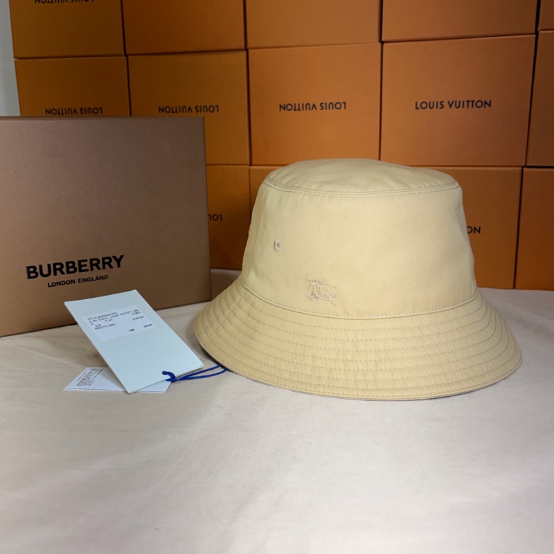 🎁全新盒裝 2024新款 Burberry 巴寶莉 奶茶x格紋 雙面用漁夫帽 （原價16500）-9