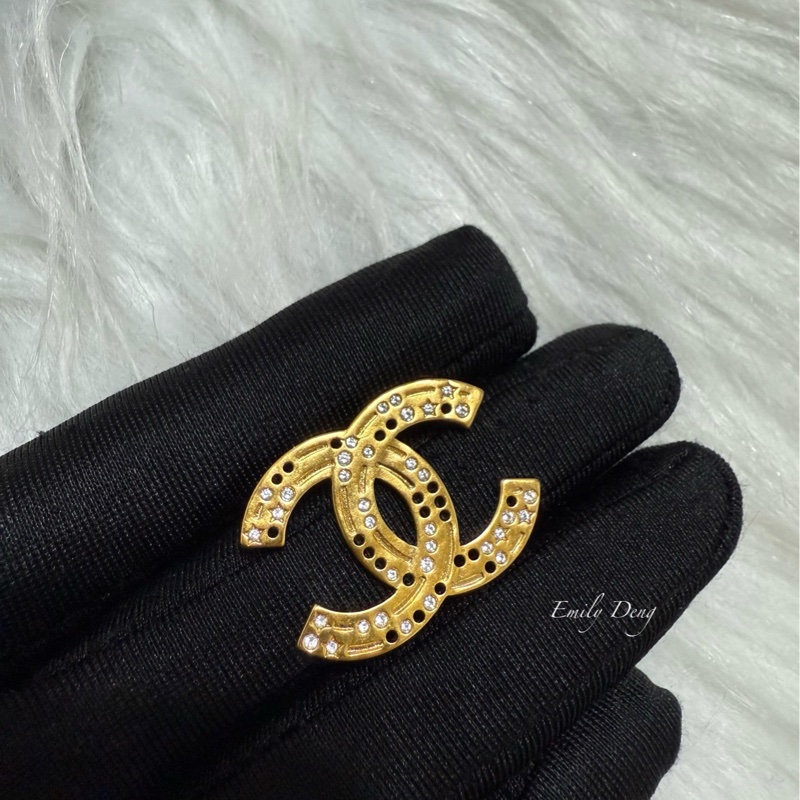 Chanel 經典雙C老錢風耳環-5