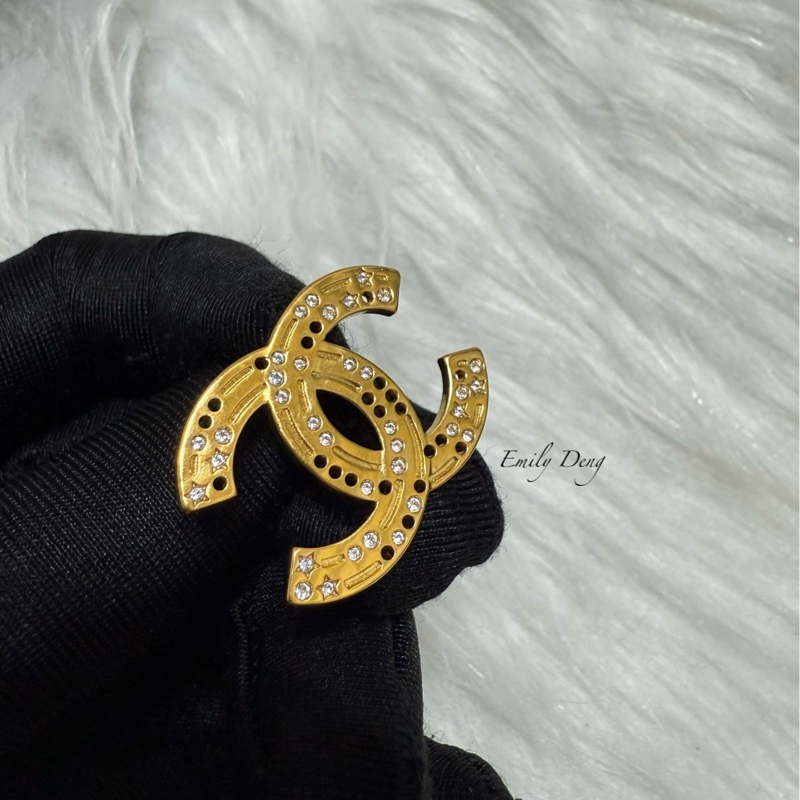 Chanel 經典雙C老錢風耳環-6