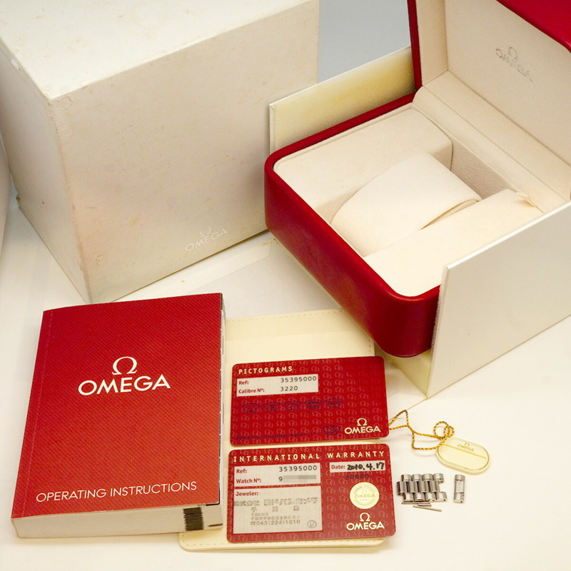 歐米茄超霸系列3539.50黑色錶盤男士腕錶-9