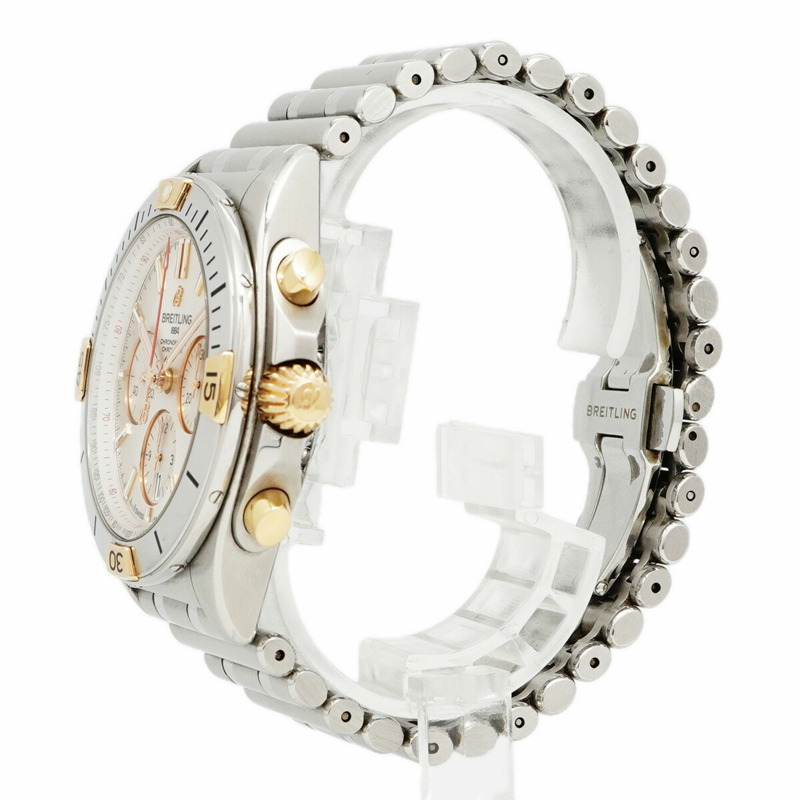 百年靈 Chronomat IB0134 銀色錶盤男錶-1