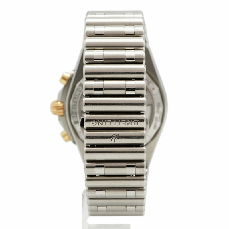 百年靈 Chronomat IB0134 銀色錶盤男錶-7