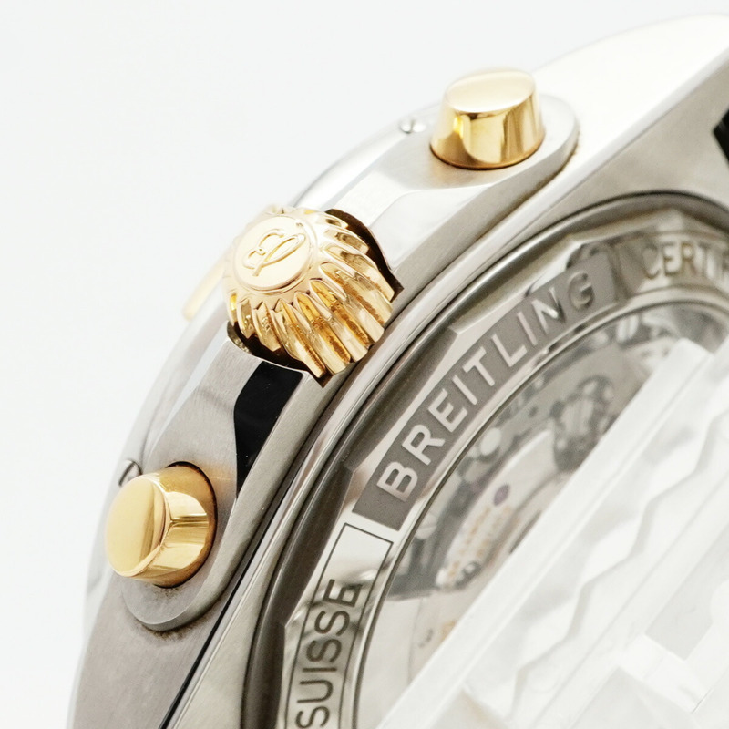 百年靈 Chronomat IB0134 銀色錶盤男錶-8