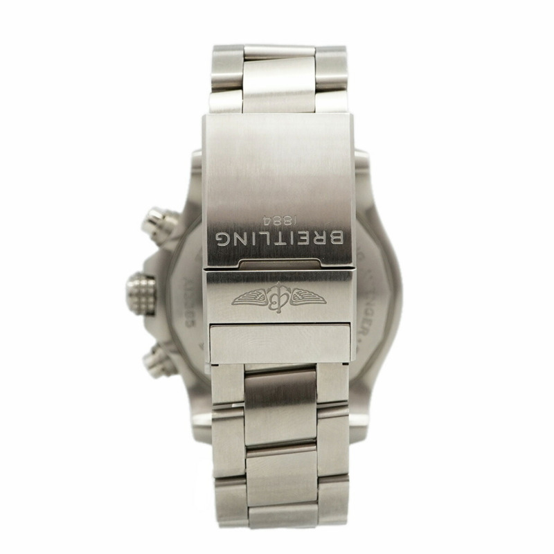 百年靈復仇者A13385藍色錶盤男士腕錶-6