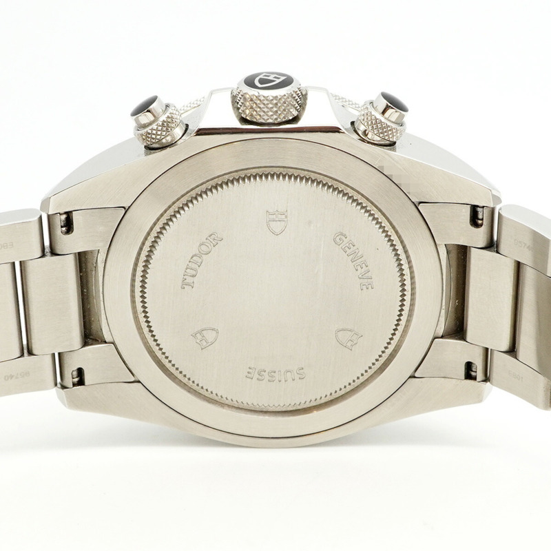 帝舵Heritage Chrono 70330N黑色錶盤男士腕錶-4