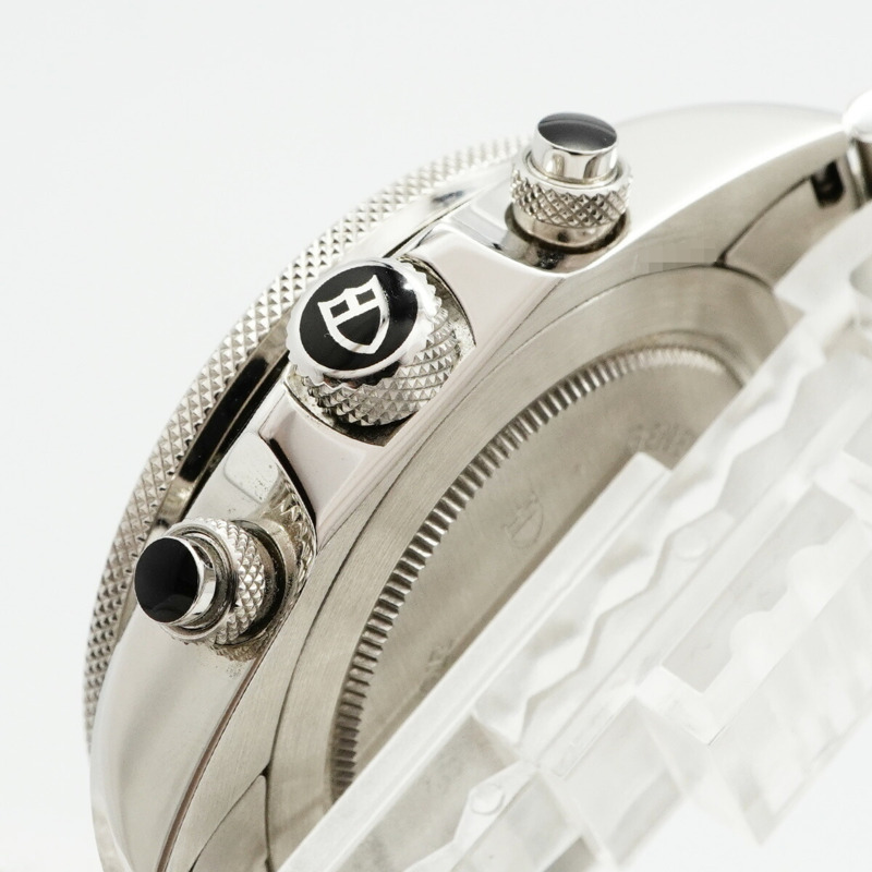 帝舵Heritage Chrono 70330N黑色錶盤男士腕錶-8