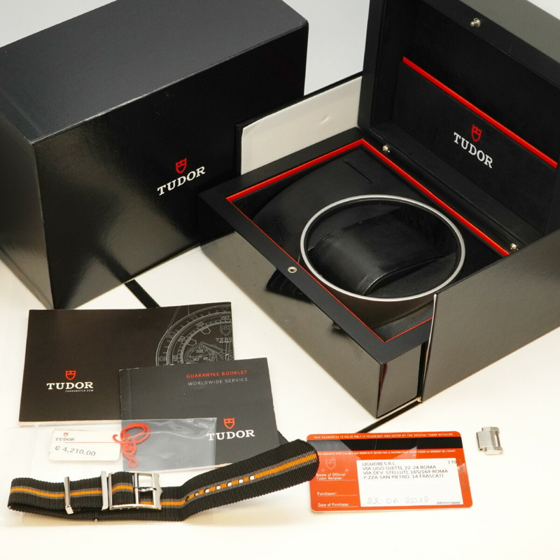 帝舵Heritage Chrono 70330N黑色錶盤男士腕錶-9