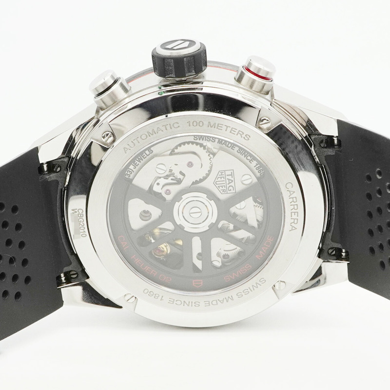 TAG Heuer Carrera CBG2010 男士鏤空錶盤腕錶-4