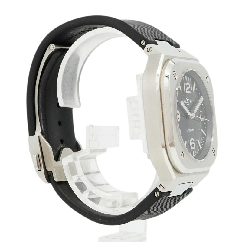 Bell & Ross BR 05 黑色精鋼 BR05A-BL-ST SRB 錶盤男士腕錶-2