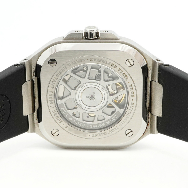 Bell & Ross BR 05 黑色精鋼 BR05A-BL-ST SRB 錶盤男士腕錶-4