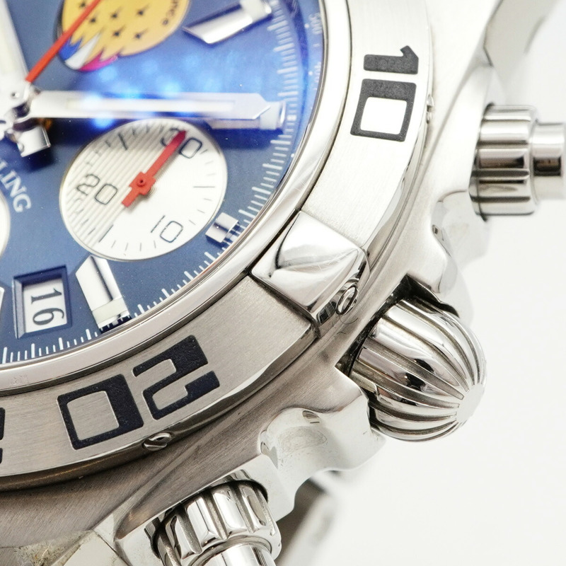 Breitling Chronomat 44 AB0110 海軍藍錶盤男錶-6