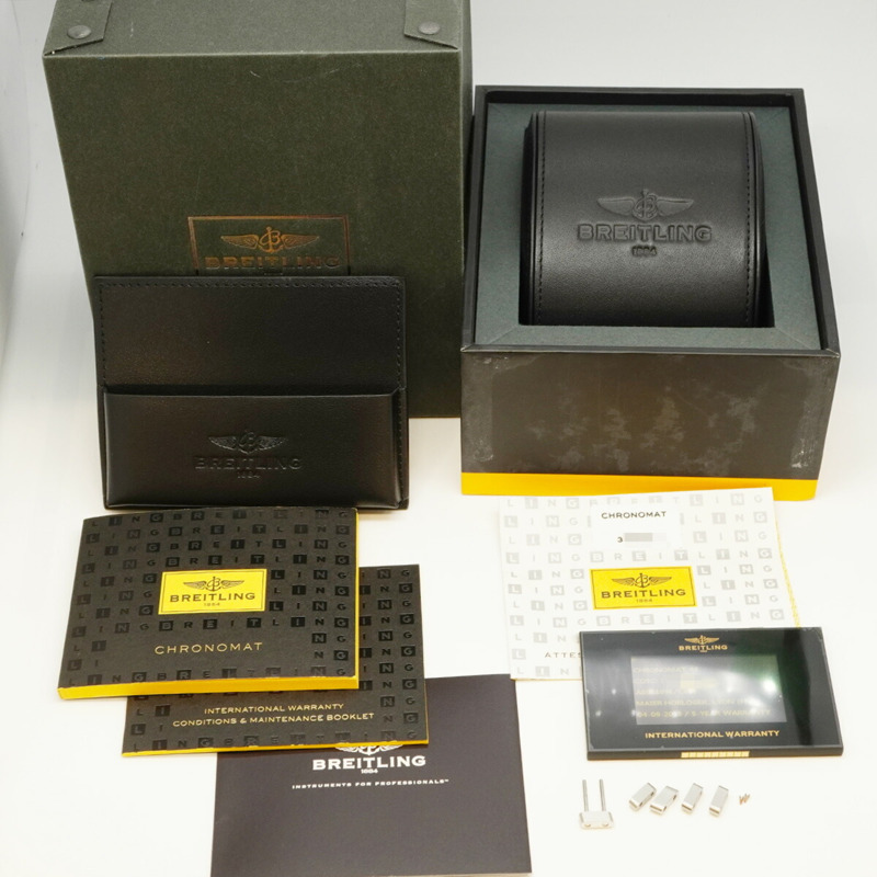 Breitling Chronomat 44 AB0110 海軍藍錶盤男錶-9