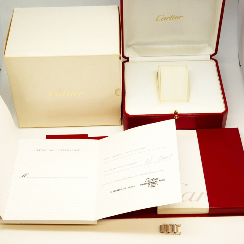 卡地亞 Tank Française SM W51027Q4 粉紅錶盤女錶-10