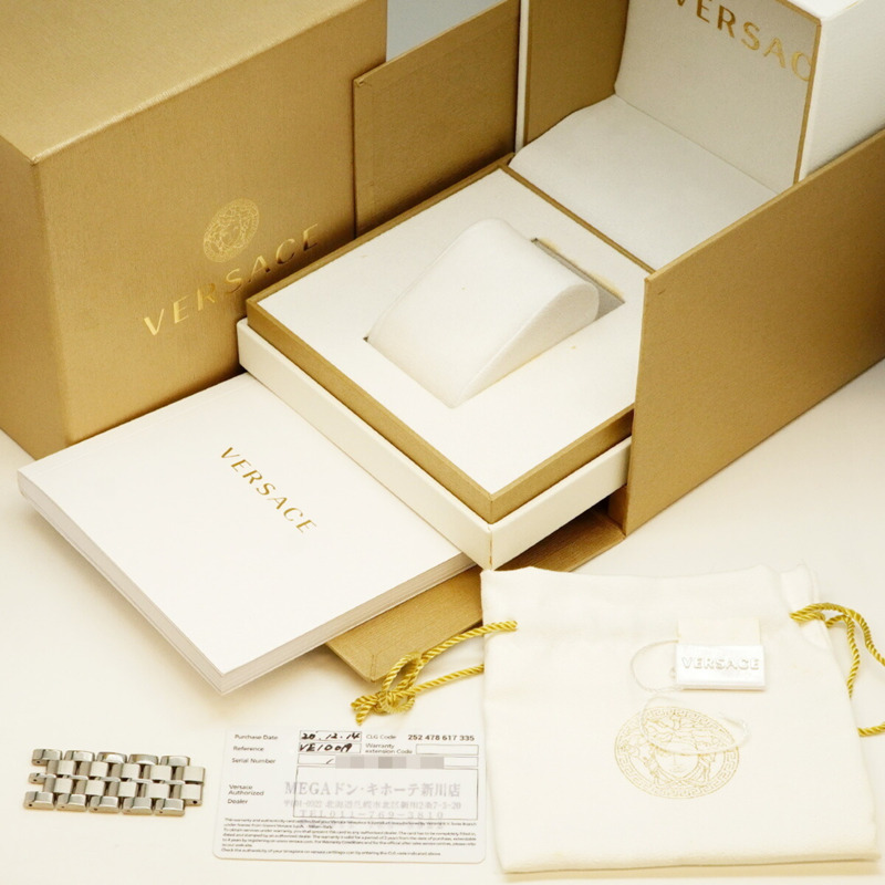 范思哲 ION VE1D01019 黑色錶盤男士腕錶-9