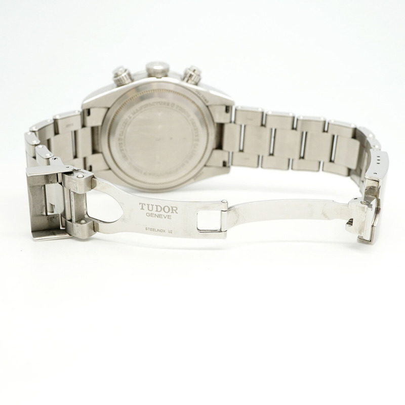 帝舵碧灣計時腕錶 79360N 銀色錶盤男士腕錶-3