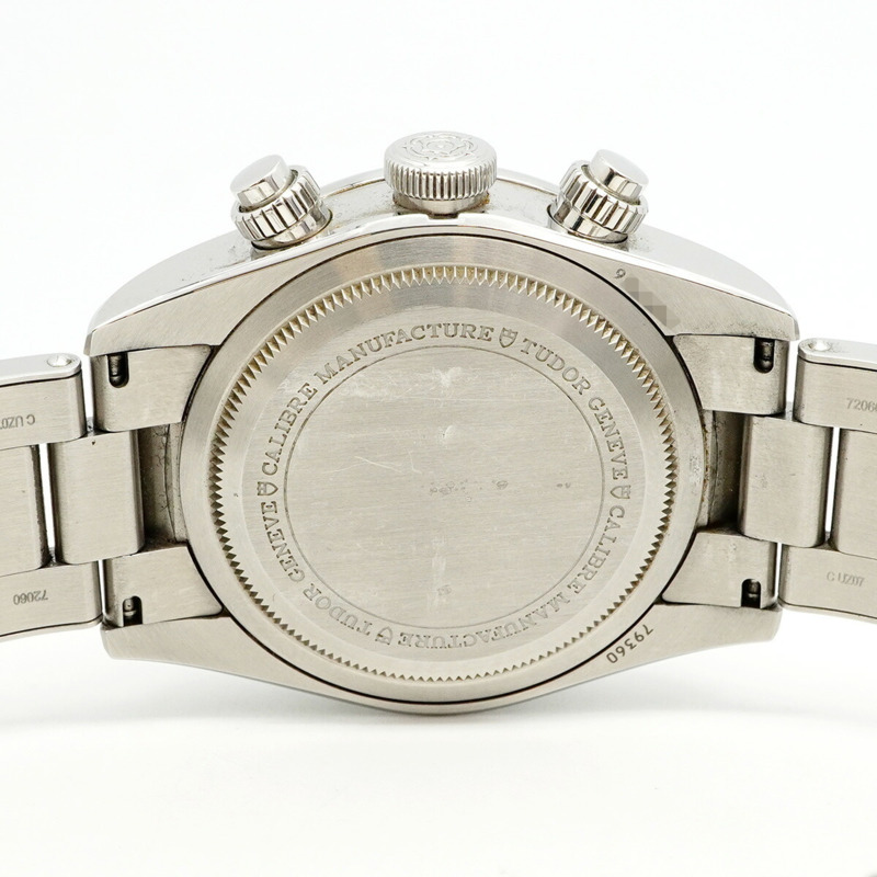 帝舵碧灣計時腕錶 79360N 銀色錶盤男士腕錶-4