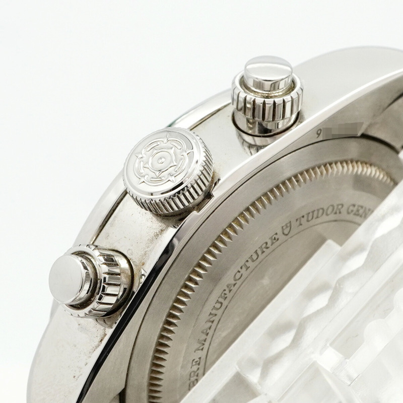 帝舵碧灣計時腕錶 79360N 銀色錶盤男士腕錶-8