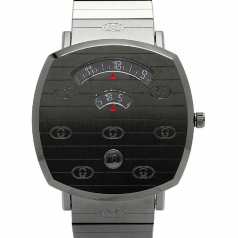 Gucci Grip YA157429 黑色錶盤男錶