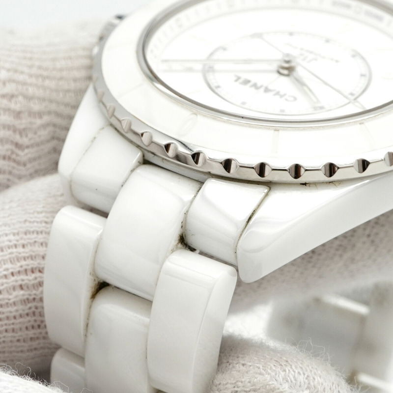 香奈兒 J12 幻影 H6186 白色錶盤男士腕錶-6