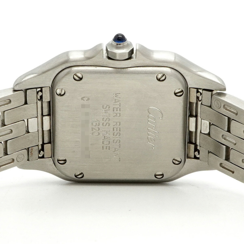 卡地亞 Panthère SM W25033P5 象牙色錶盤女士腕錶-4