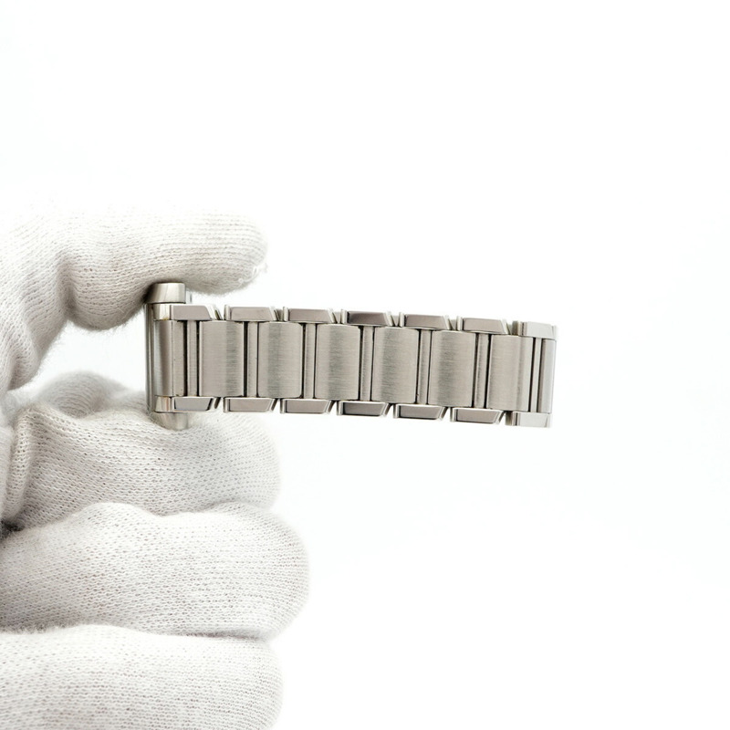 卡地亞 Tank Française SM W51008Q3 白色錶盤女錶-5