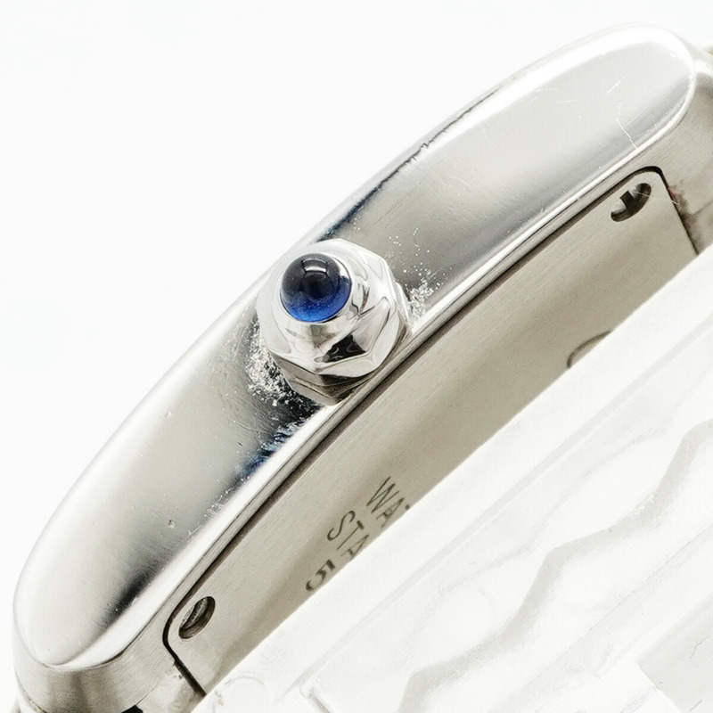 卡地亞 Tank Française SM W51008Q3 白色錶盤女錶-8