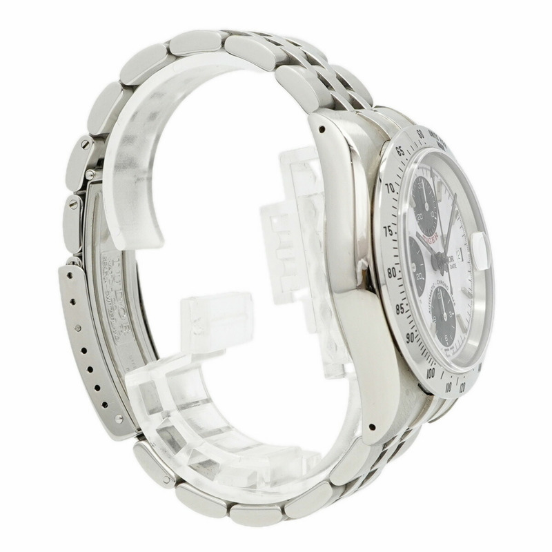 帝舵 Chronotime Tiger 79280 白色錶盤男士腕錶-2