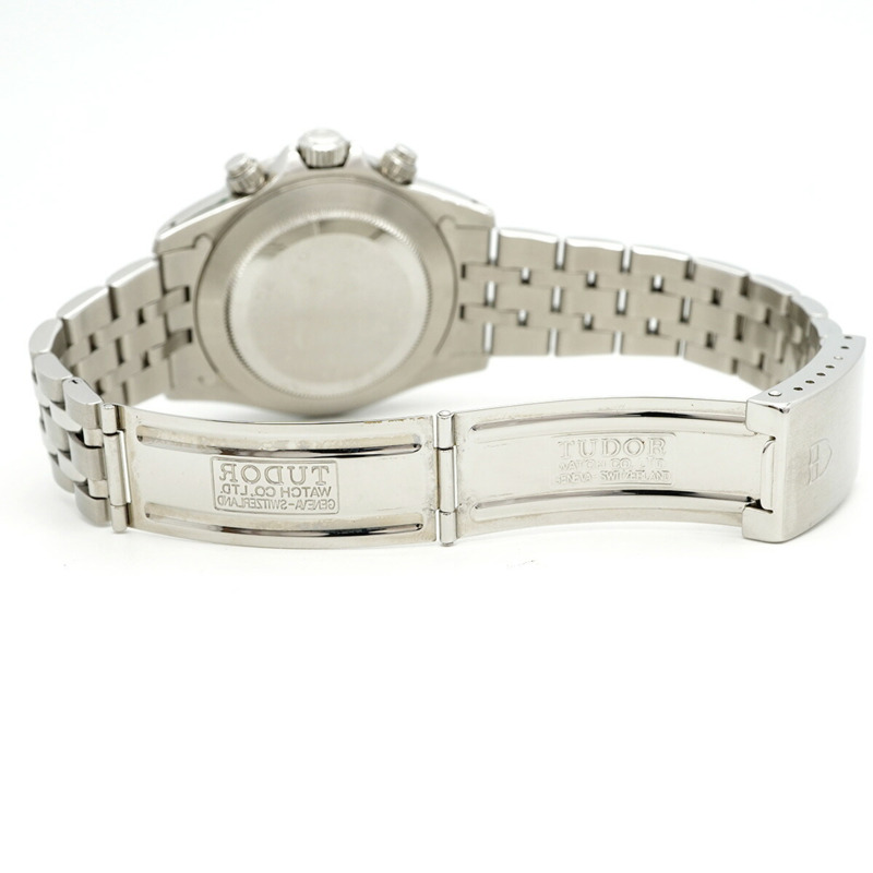 帝舵 Chronotime Tiger 79280 白色錶盤男士腕錶-3