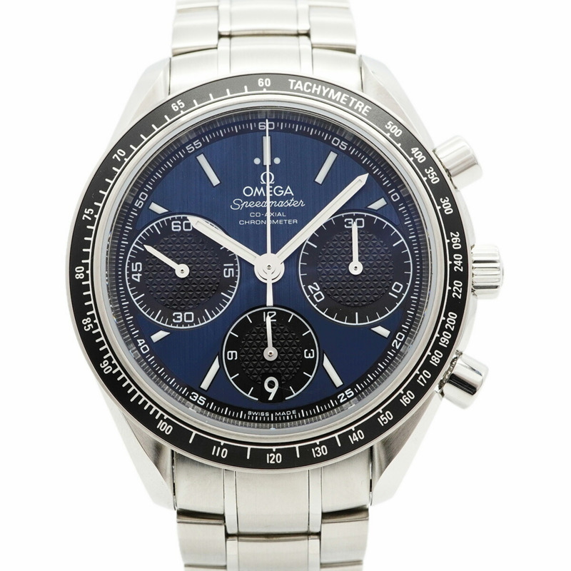 歐米茄超霸系列 326.30.40.50.03.001 海軍藍錶盤男士腕錶-0