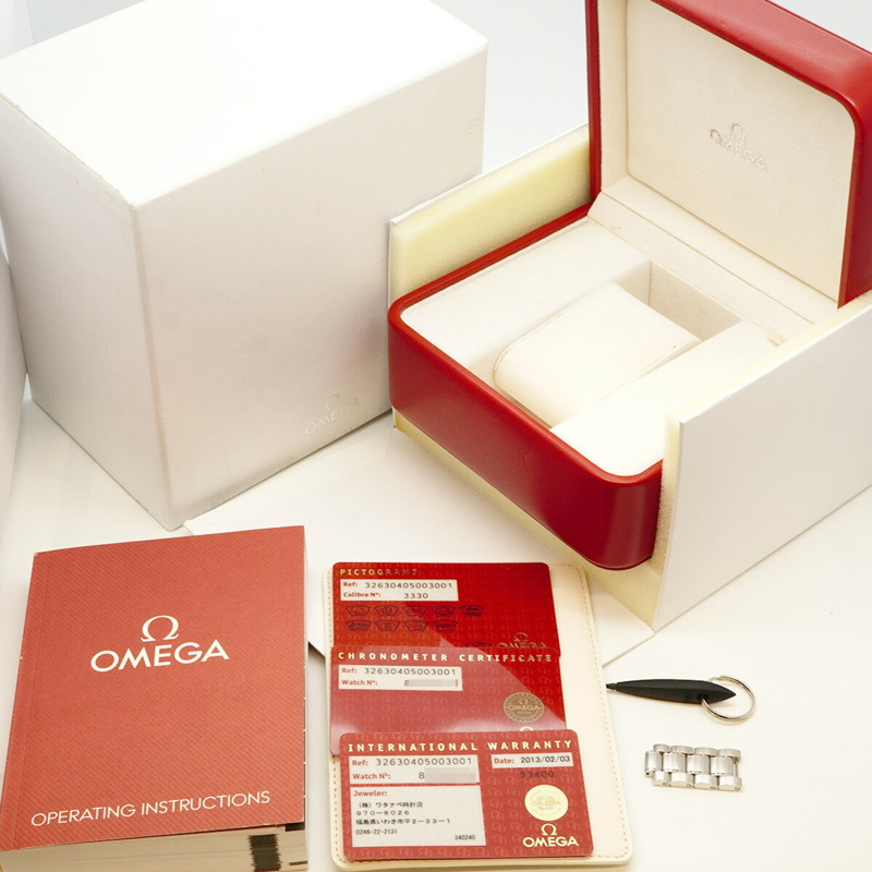 歐米茄超霸系列 326.30.40.50.03.001 海軍藍錶盤男士腕錶-8