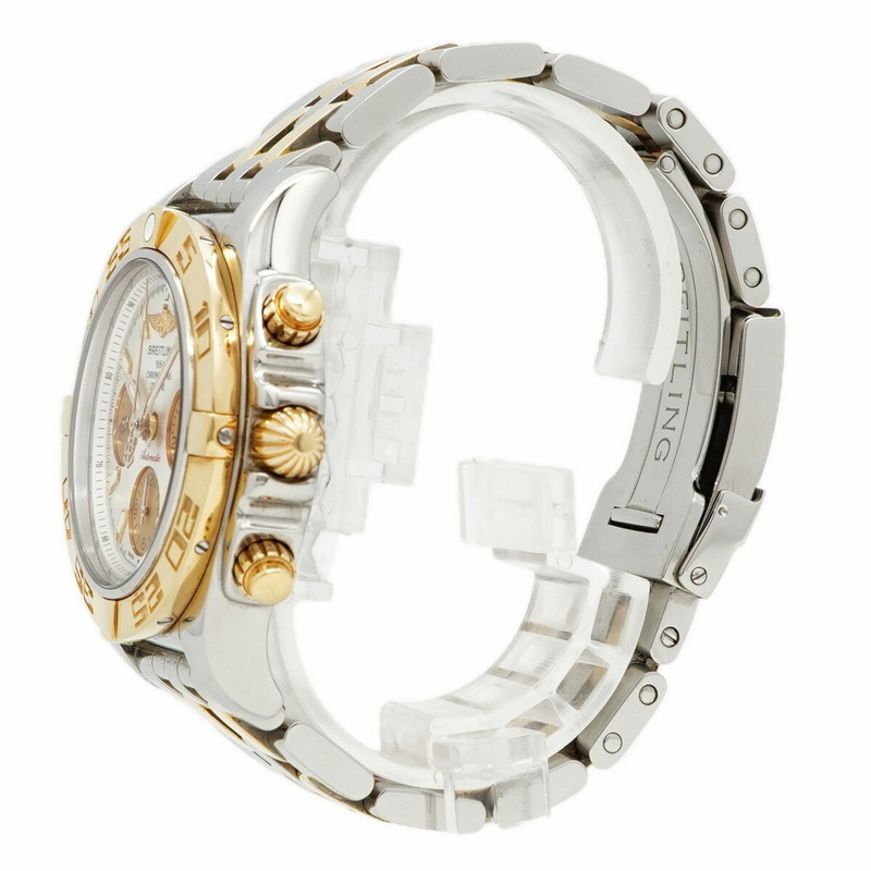 百年靈 Chronomat 41 CB0140 銀色錶盤男士腕錶-1