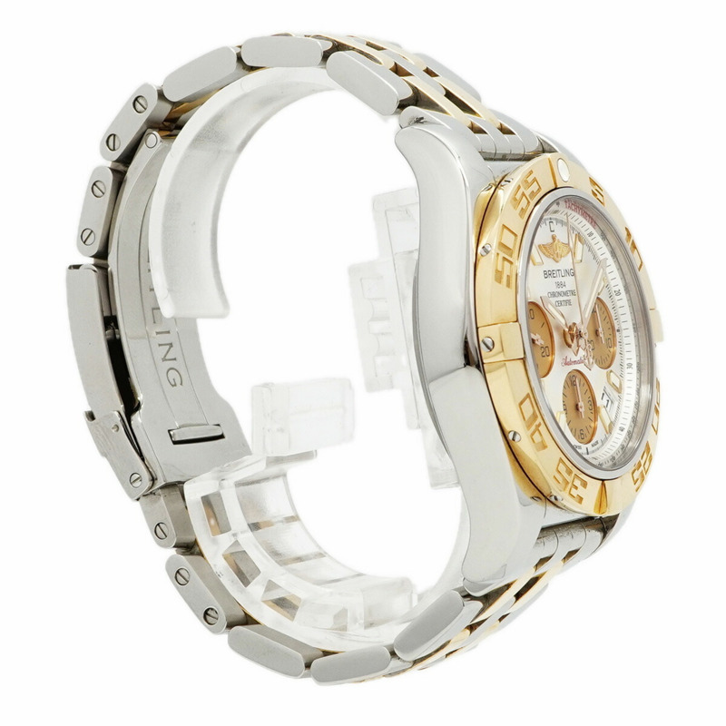 百年靈 Chronomat 41 CB0140 銀色錶盤男士腕錶-2