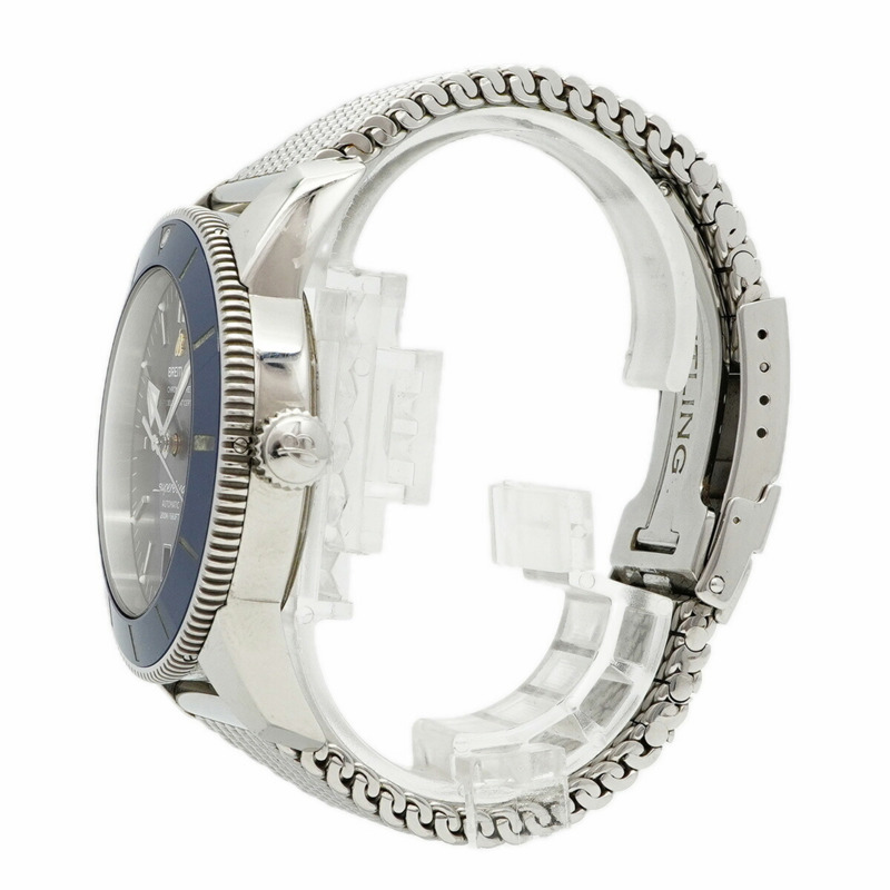 百年靈超級海洋AB2020海軍藍錶盤男士腕錶-1