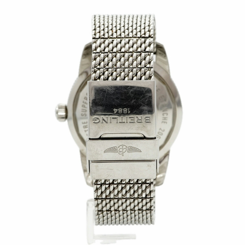 百年靈超級海洋AB2020海軍藍錶盤男士腕錶-7