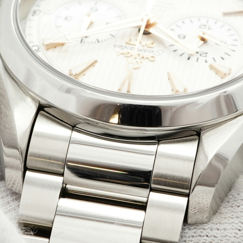 歐米茄海馬系列 231.10.43.52.02.001 銀色錶盤男士腕錶-6