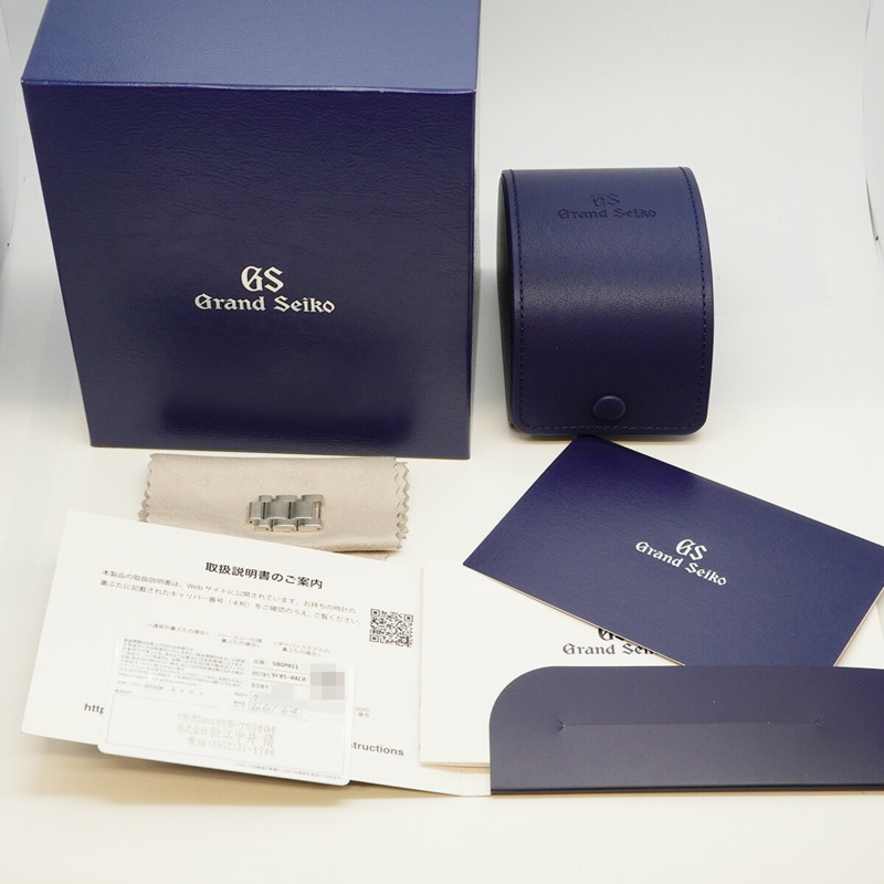 精工 Grand SBGP011 9F85-0AC0 黑色錶盤男士腕錶-9