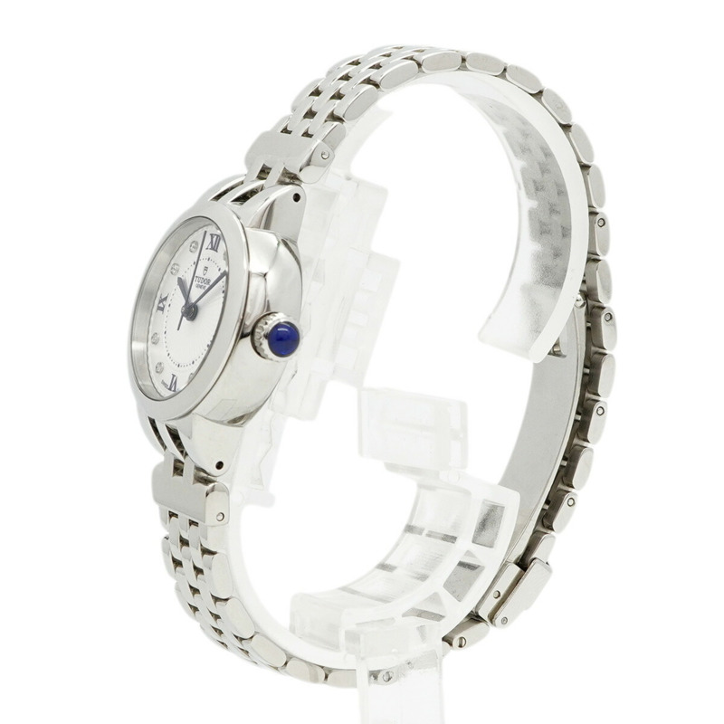 帝舵 Coudre Rose 35200 銀色錶盤女士腕錶-1