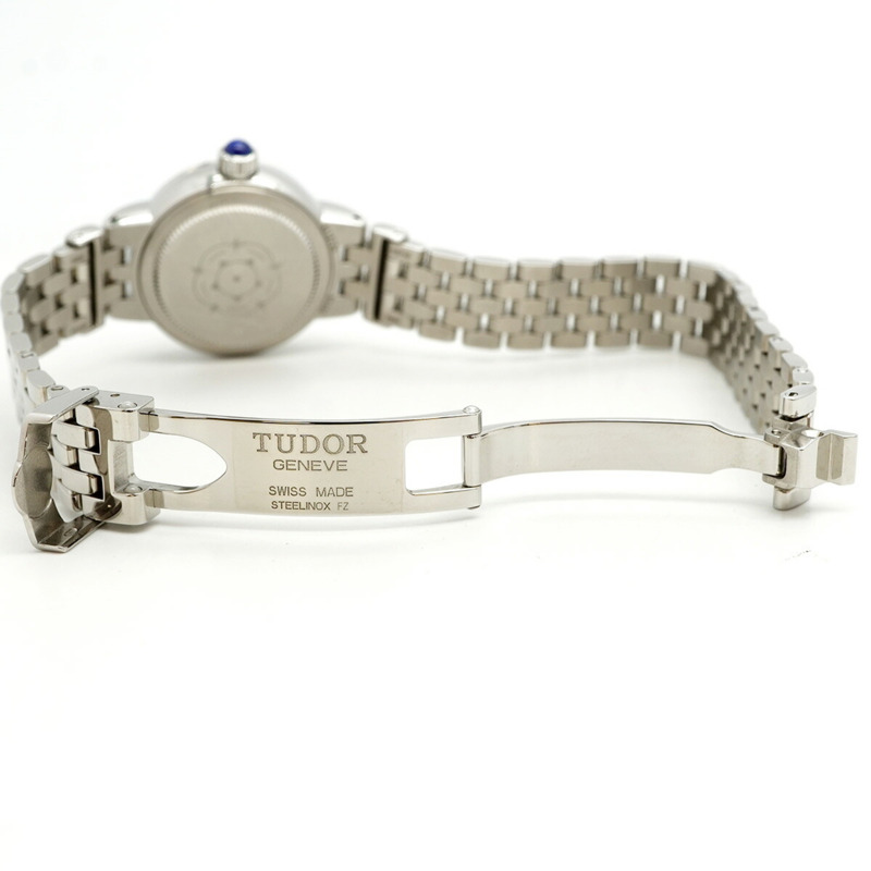 帝舵 Coudre Rose 35200 銀色錶盤女士腕錶-3